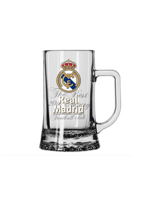 Jarra cerveza Real Madrid 20TH. Producto Oficial Real Madrid
