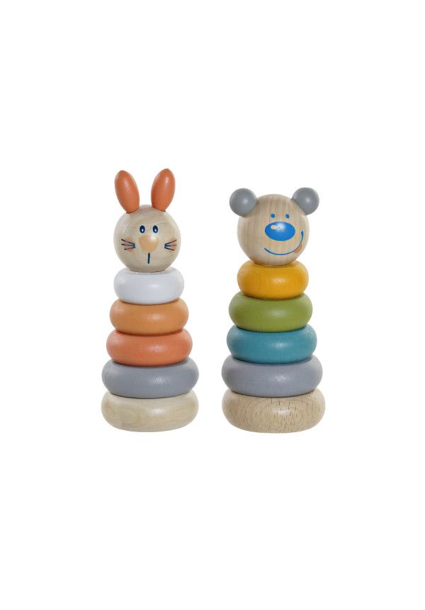 JUGUETE MADERA 5,5X5,5X14 ANIMALES