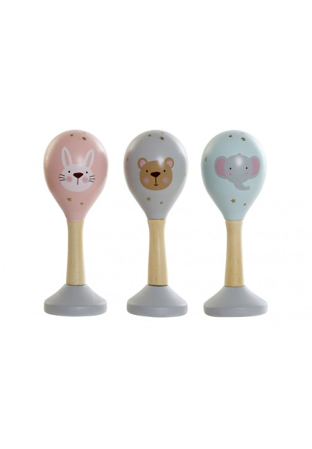 Maraca de madera 25cm
