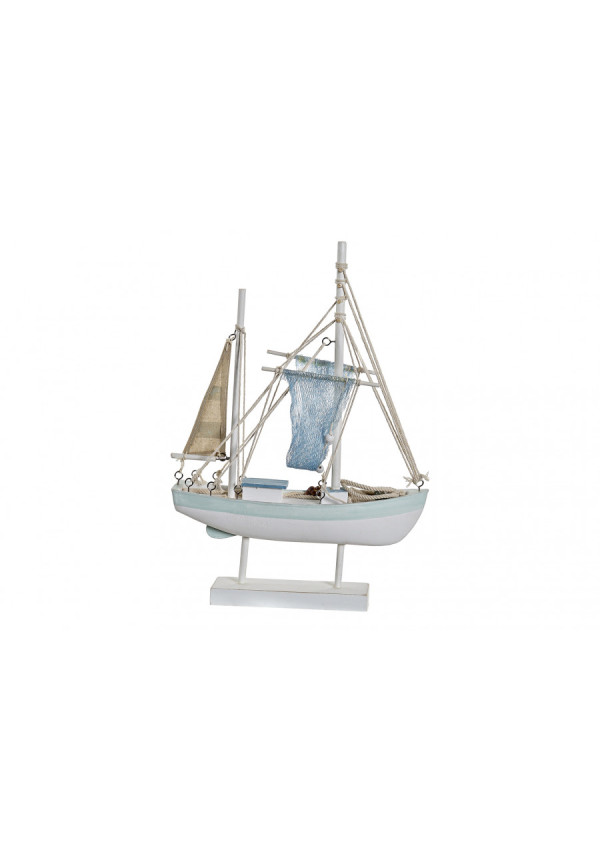 FIGURA BARCO TURQUESA