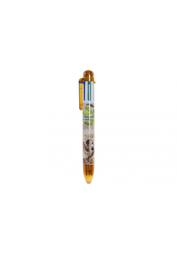 BOLIGRAFO ABS  DINOSAURIO MARRON