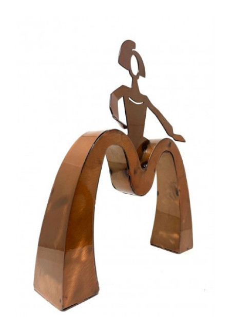 MENINA LUXURY EN COBRE CRISTAL DE 25 cm DE ALTURA