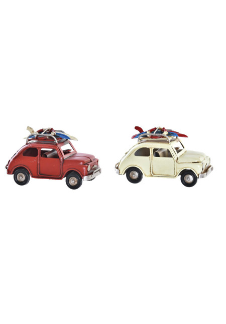 VEHICULO DECORACION METAL 11X5X6 COCHE 2 SURT.