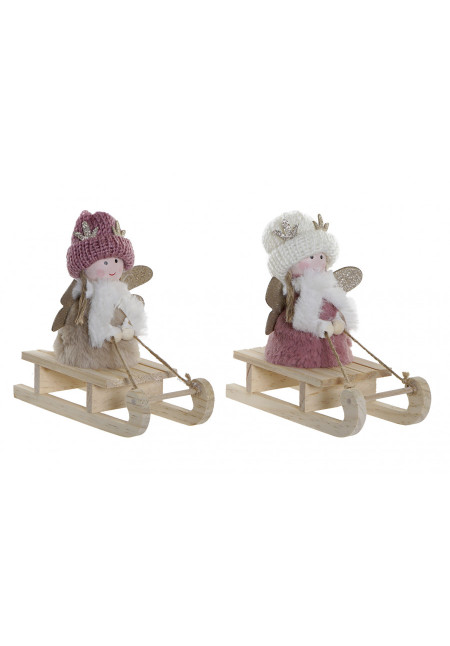 FIGURA POLIESTER PINO 14,5X6X14 TRINEO 2 SURT.