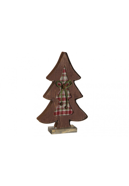 ARBOL MADERA METAL 19X5X30 RUSTICO