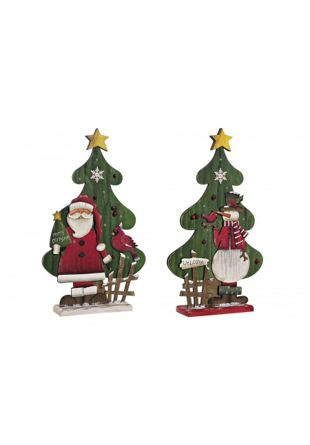 DECORACION LUMINOSA LED  ARBOL   23X6X39 12L.