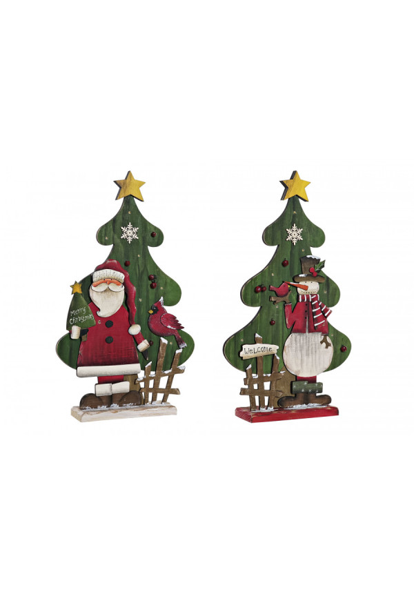 DECORACION LUMINOSA LED  ARBOL   23X6X39 12L.