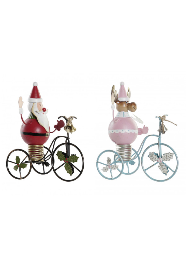 DECORACION METAL  TRICICLO   15X9X19 