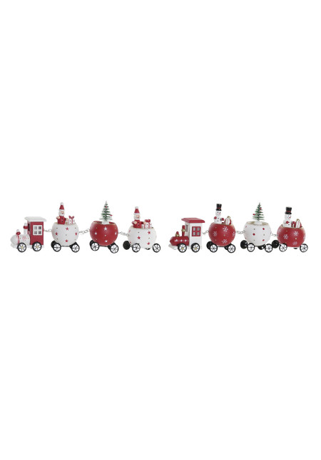 DECORACION LUMINOSA MADERA 26X4X10 PAPA NOEL 