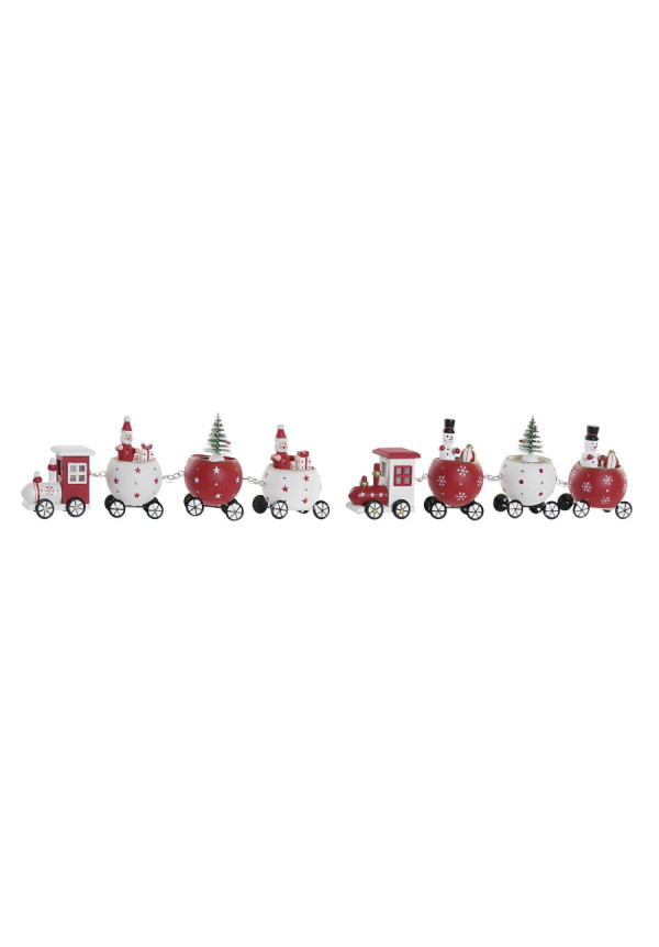 DECORACION LUMINOSA MADERA 26X4X10 PAPA NOEL 