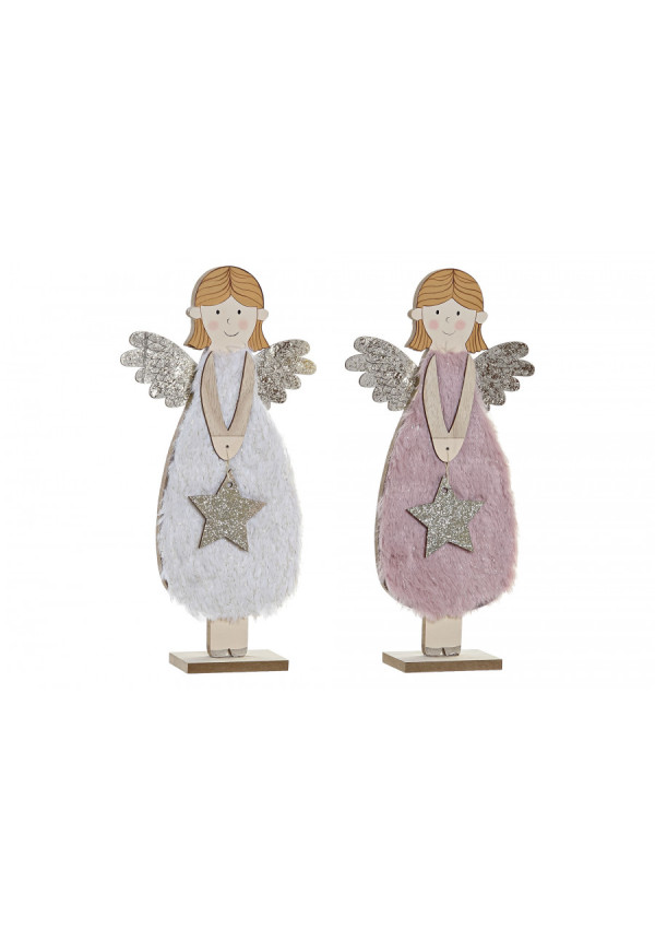 DECORACION LANA MDF 16X5X31 ANGEL 2 SURT.