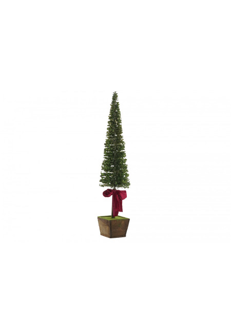 ARBOL POLIESTER  MACETA VERDE