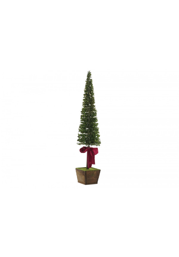 ARBOL POLIESTER  MACETA VERDE
