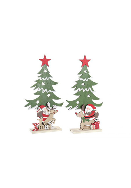 DECORACION MDF 16X5X30 ARBOL 2 SURT.