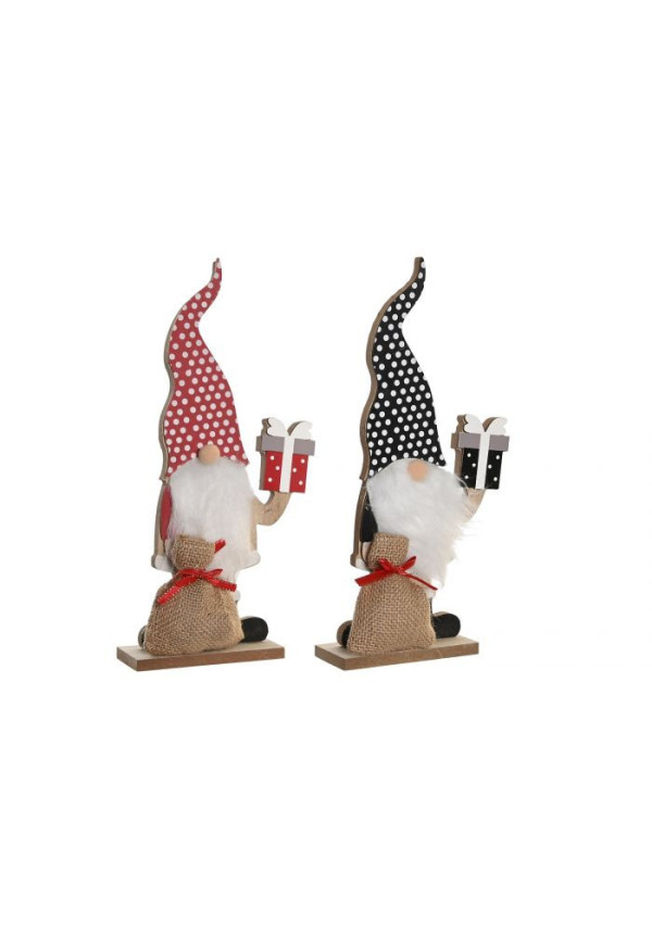 FIGURA MADERA POLIESTER 20X5X30 SANTA 2 SURT.