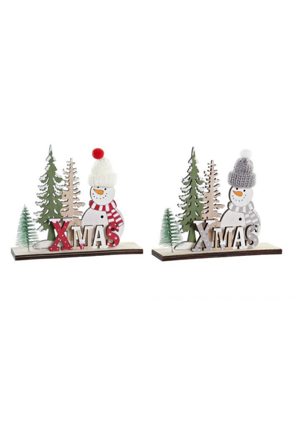 DECORACION MADERA 12X4X15 XMAS 2 SURT.