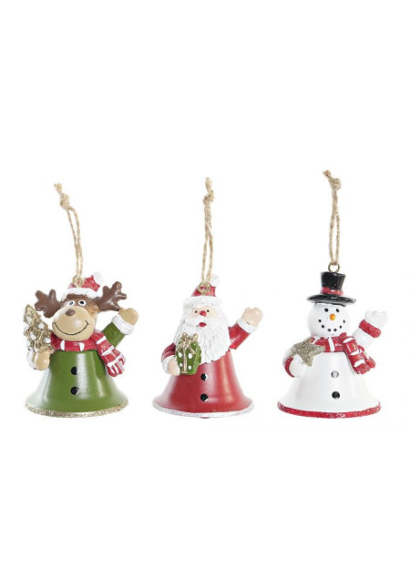 DECORACION COLGANTE MDF 17X11X32 SANTA 3 SURT.