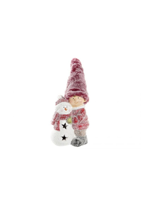 FIGURA CERAMICA LED 13,5X7,5X30 NIòOS 2 SURT.