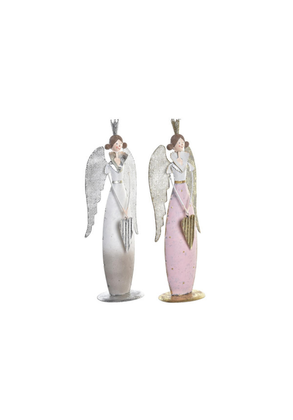 FIGURA METAL 11,5X7X34,5 ANGEL DORADO 2 SURT.