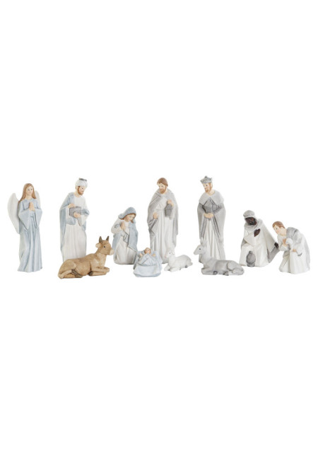 NACIMIENTO SET 11 RESINA 3X3,5X12 MULTICOLOR