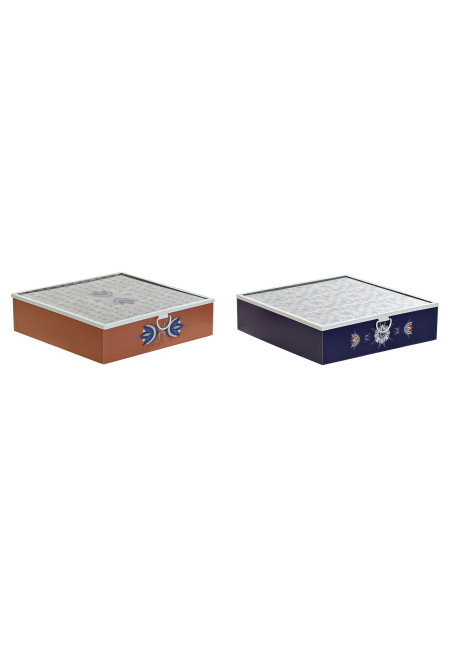 CAJA INFUSIONES MDF 24X24X6,5 AZULEJOS 