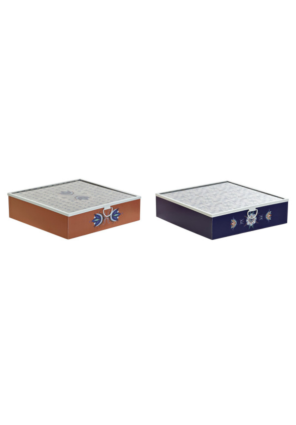 CAJA INFUSIONES MDF 24X24X6,5 AZULEJOS 
