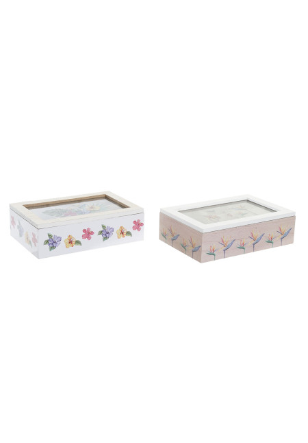 CAJA INFUSIONES MDF 23X15X7 TROPIC GARDEN 