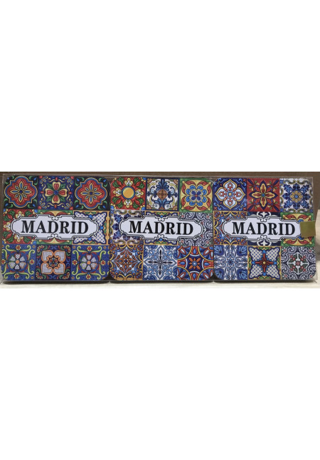 Posavaso de corcho, recuerdo de Madrid