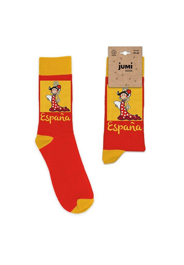 CALCETINES ESPAÑA FLAMENQUITA (ROJO) (ESPAÑA)