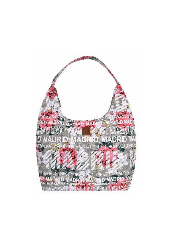 Bolso Góndola Madrid flores beige