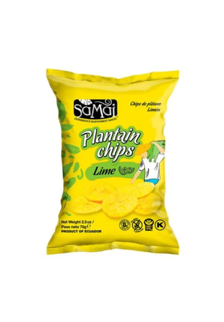 Chips de plátano y limón Samai 70 g