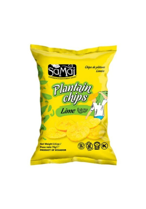 Chips de plátano y limón Samai 70 g