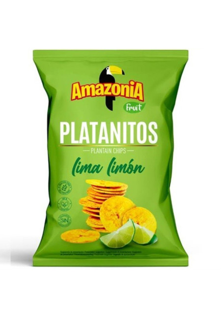 AMAZONIA PLATANITOS LIMA-LIMON 75 GR