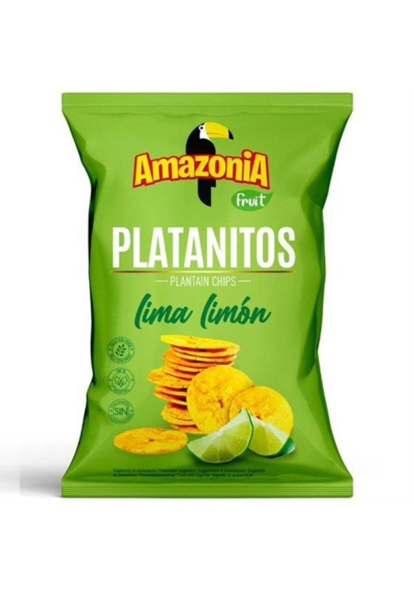 AMAZONIA PLATANITOS LIMA-LIMON 75 GR
