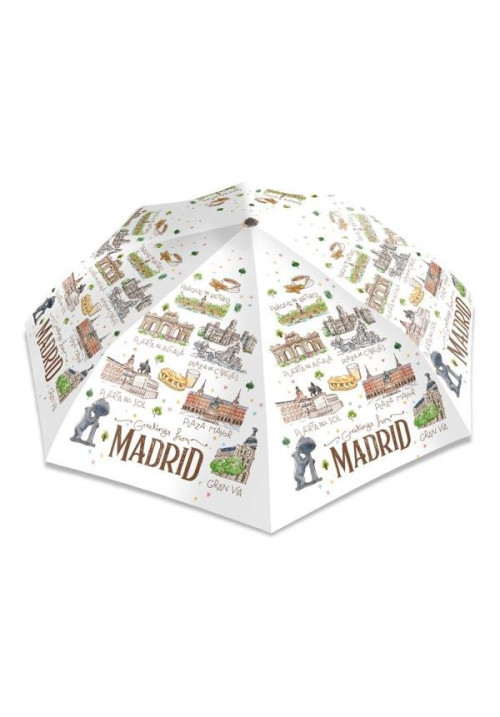  PARAGUAS PLEGABLE MADRID ACUARELA (MADRID)
