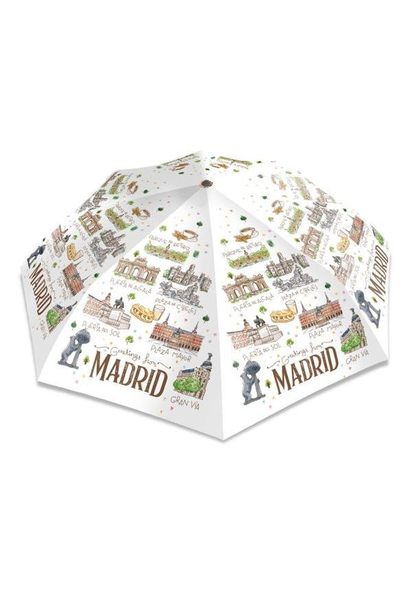  PARAGUAS PLEGABLE MADRID ACUARELA (MADRID)