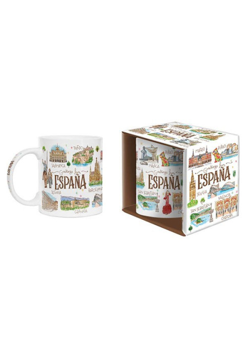 MUG REGULAR CAJA ESPAÑA ACUARELA (ESPAÑA)