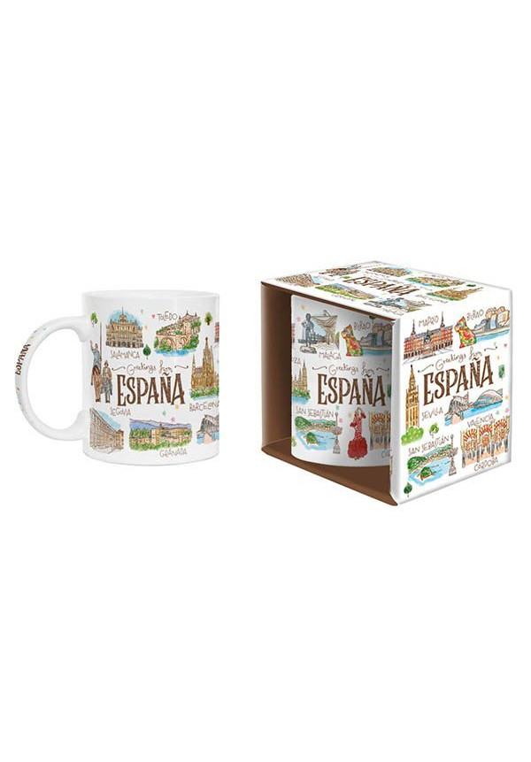 MUG REGULAR CAJA ESPAÑA ACUARELA (ESPAÑA)
