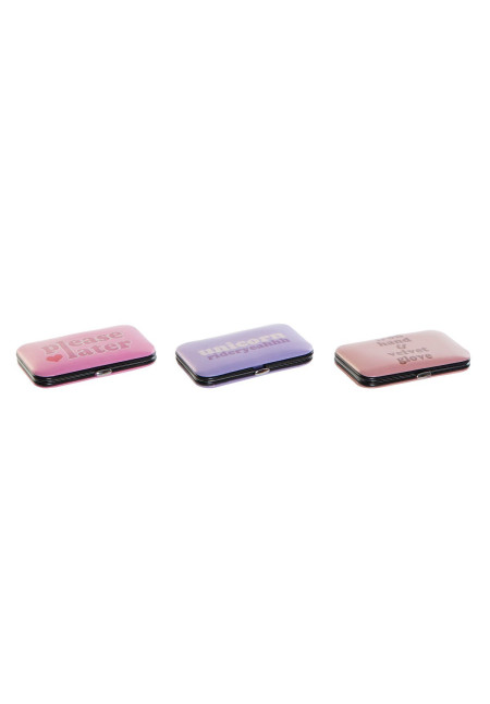 SET MANICURA  5 PU INOX 11X6,5X2 3 SURT.