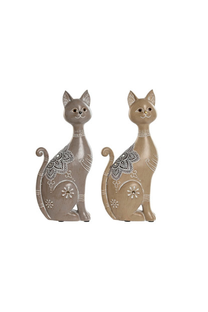 FIGURA RESINA 10X5X24 GATO 2 SURT.