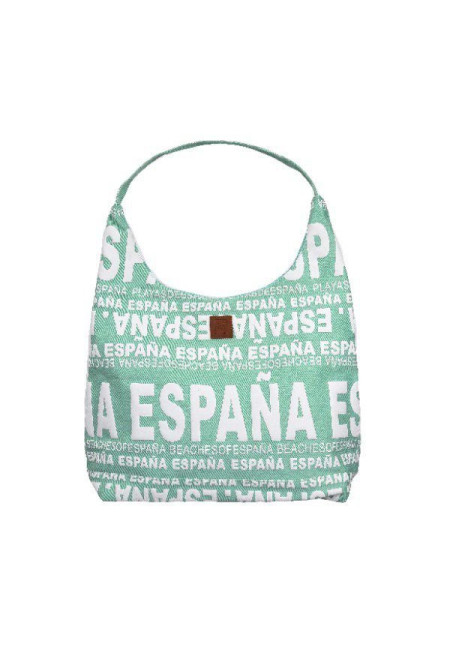 Bolso Góndola España denim turquesa pastel