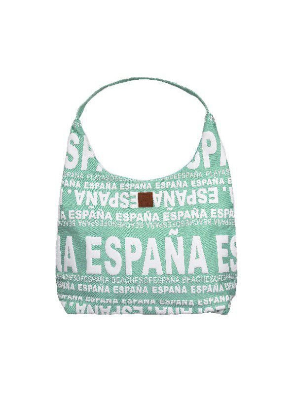 Bolso Góndola España denim turquesa pastel