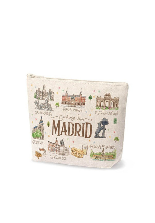 NECESER CON FONDO MADRID ACUARELA (MADRID)