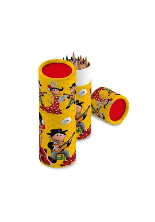 PACK DE 12 LAPIZ FLAMENQUITAS (ESPAÑA)