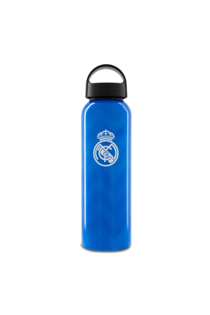 Real Madrid botella aluminio 600 ml, azul 