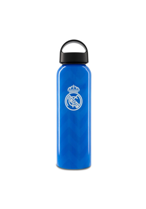 Real Madrid botella aluminio 600 ml, azul 