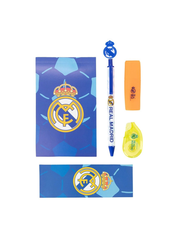 Set de Papelería con Block de Notas Real Madrid