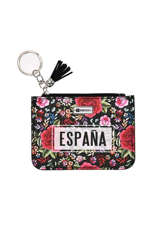 Monedero de tarjetas España rosas mc