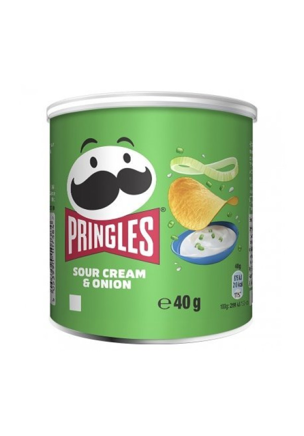 PATAS FRITAS SOUR CREAM&ONION PRINGLES 40 GR