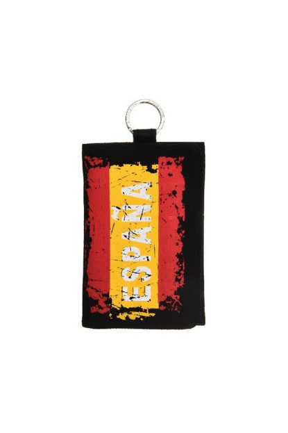  Cartera España bandera negro